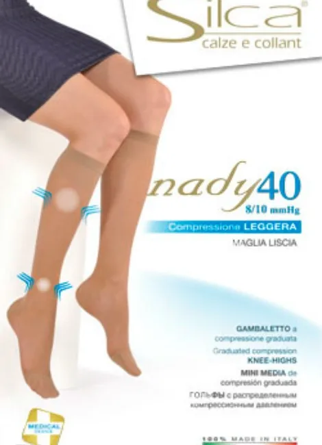 Gambaletti compressione leggera 40 den
