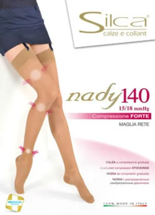 Calza compressione forte 140 den