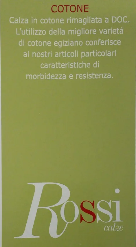 CALZA UOMO ROSSI ART. 202