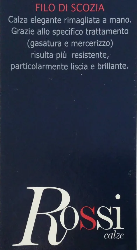 CALZA UOMO ROSSI ART. 4900