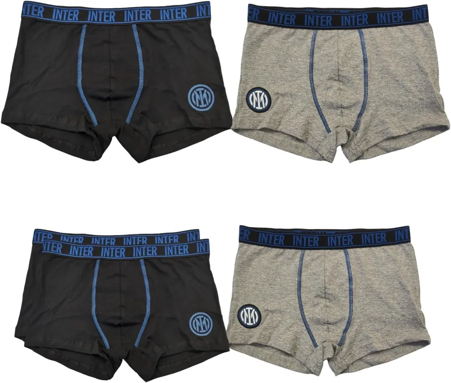 Inter Original Boxer Uomo Intimo in Cotone per Uomo Intimo