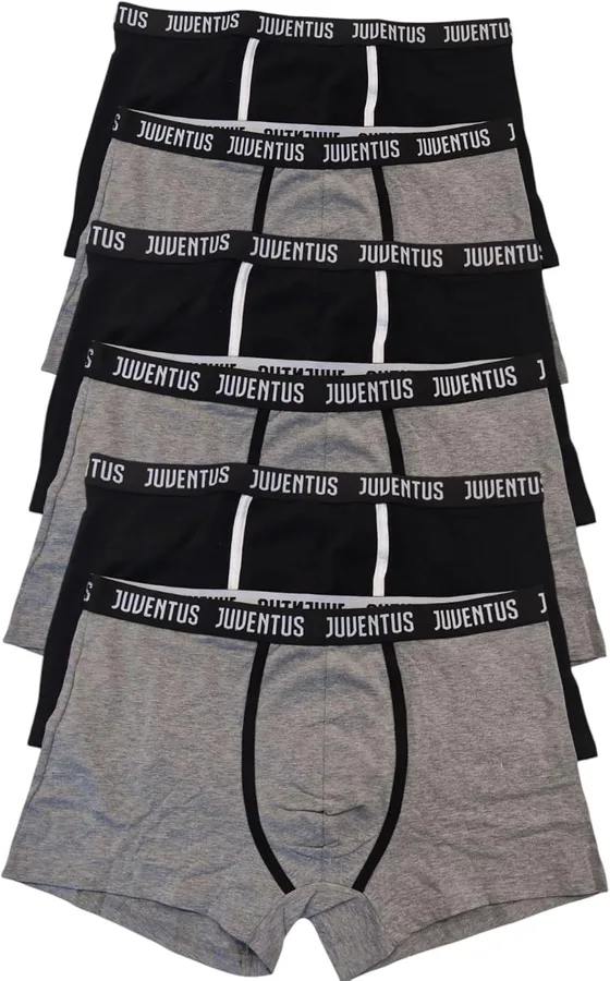 Juventus Original Boxer Uomo Intimo in Cotone per Uomo Intimo